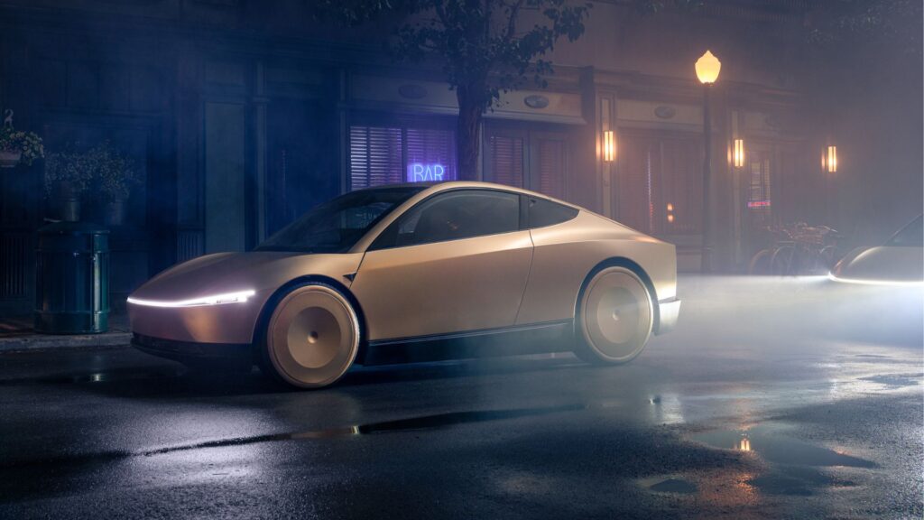 Le Tesla Cybercab (2026) // Source : Tesla