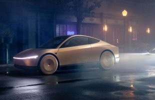Le Tesla Cybercab (2026) // Source : Tesla