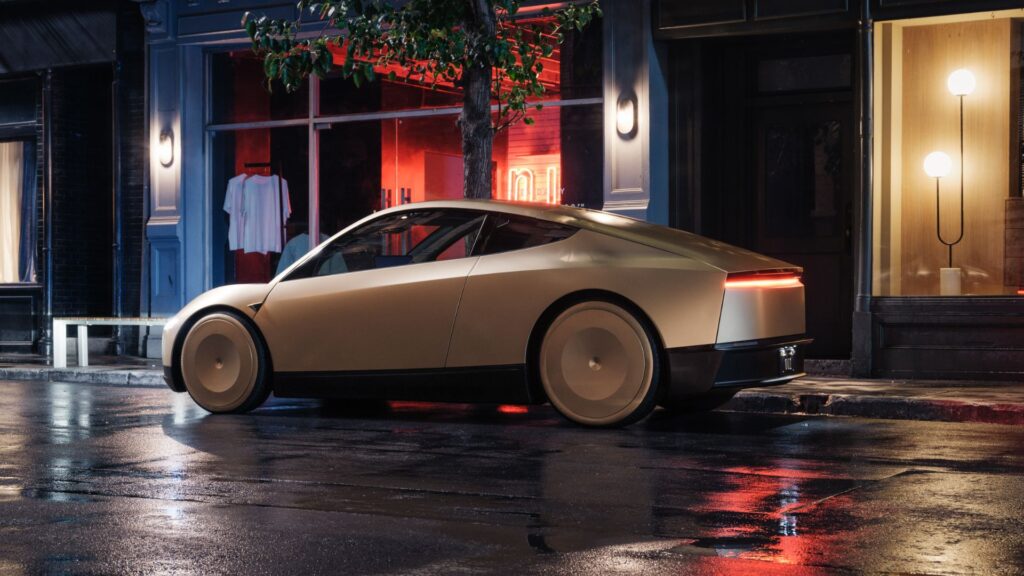 Le Tesla Cybercab (2026) // Source : Tesla
