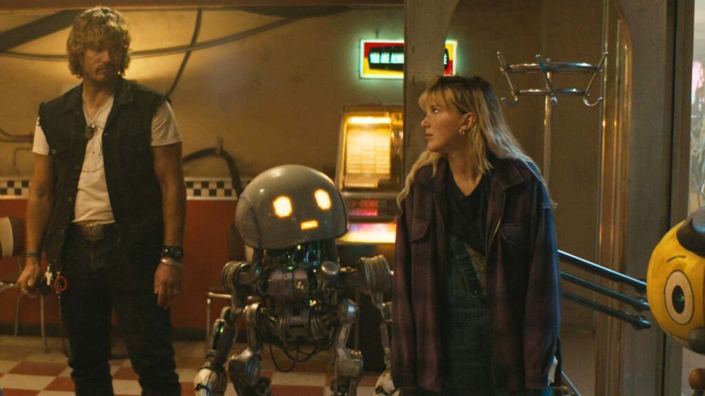 Un robot dans le film The Electric State. // Source : Netflix