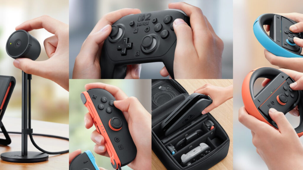 Tous les accessoires de la Switch 2 // Source : Nintendo Tous les accessoires de la Switch 2 // Source : Nintendo