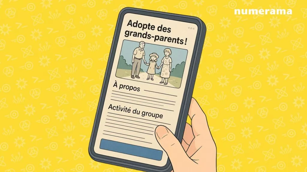 Illustration of a grandparent and child, created⁣ using Chatgpt