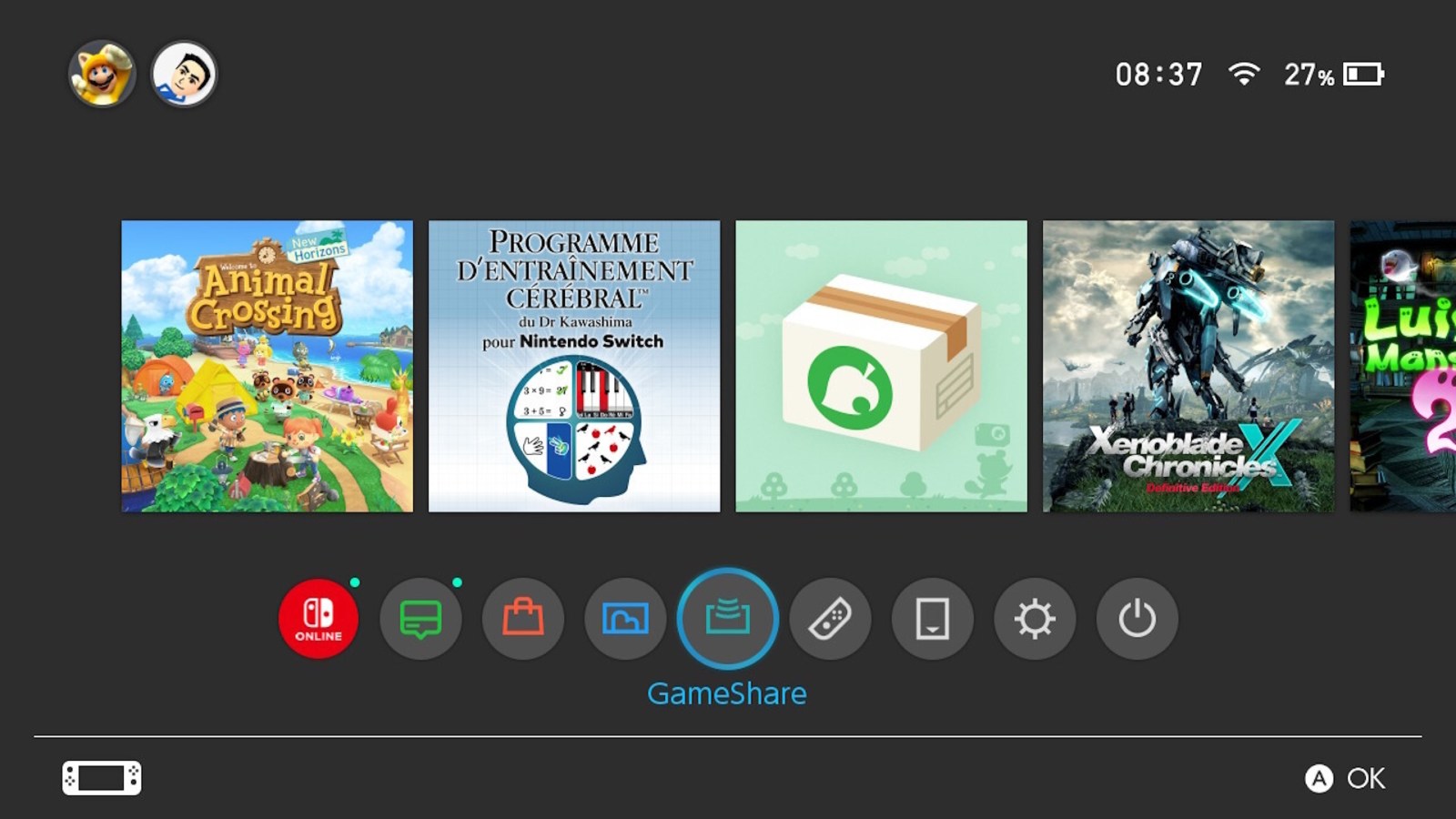 On sait enfin ce que désigne la mystérieuse icône de l’interface de la Nintendo Switch 2