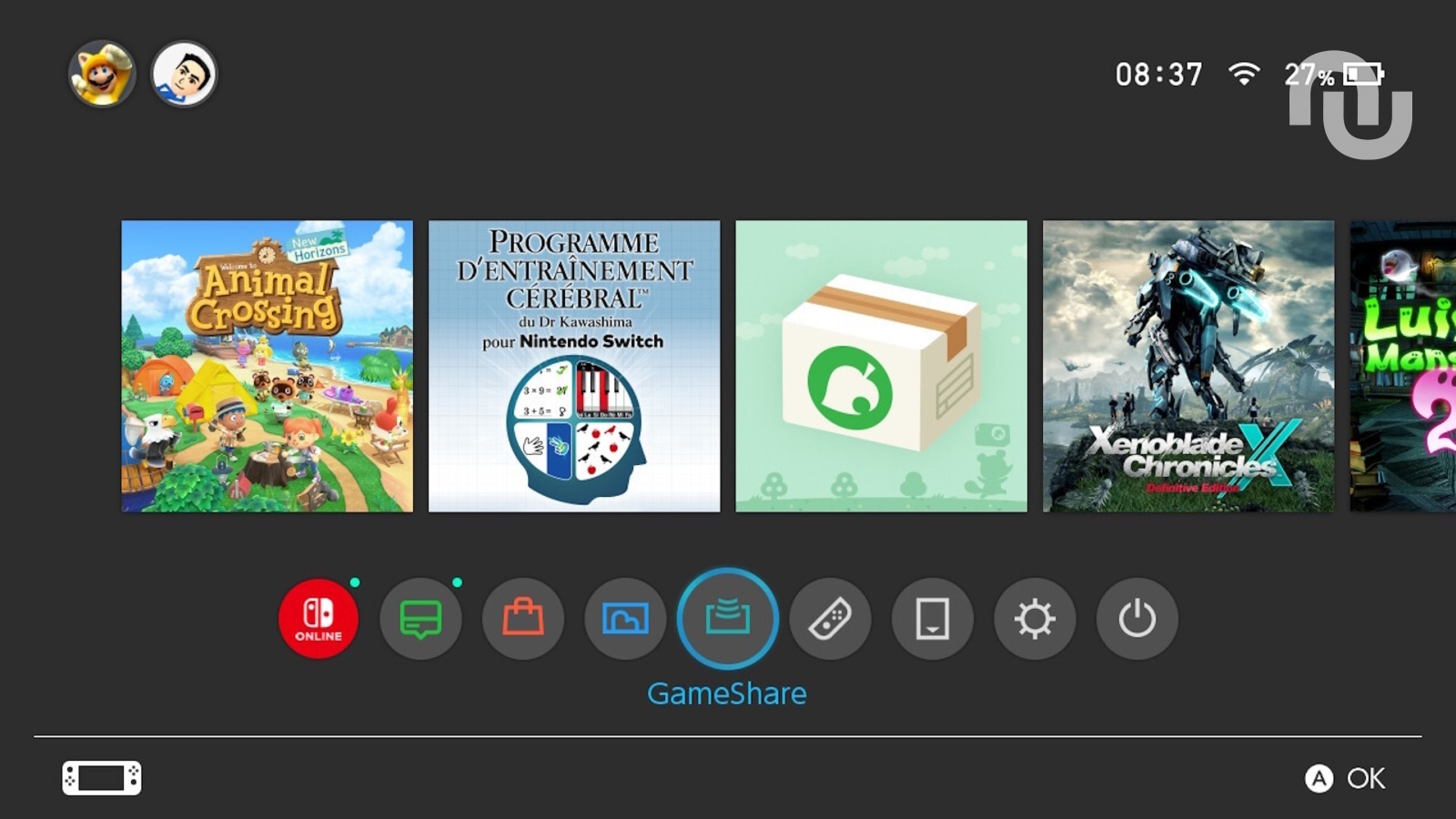 On sait enfin ce que désigne la mystérieuse icône de l’interface de la Nintendo Switch 2