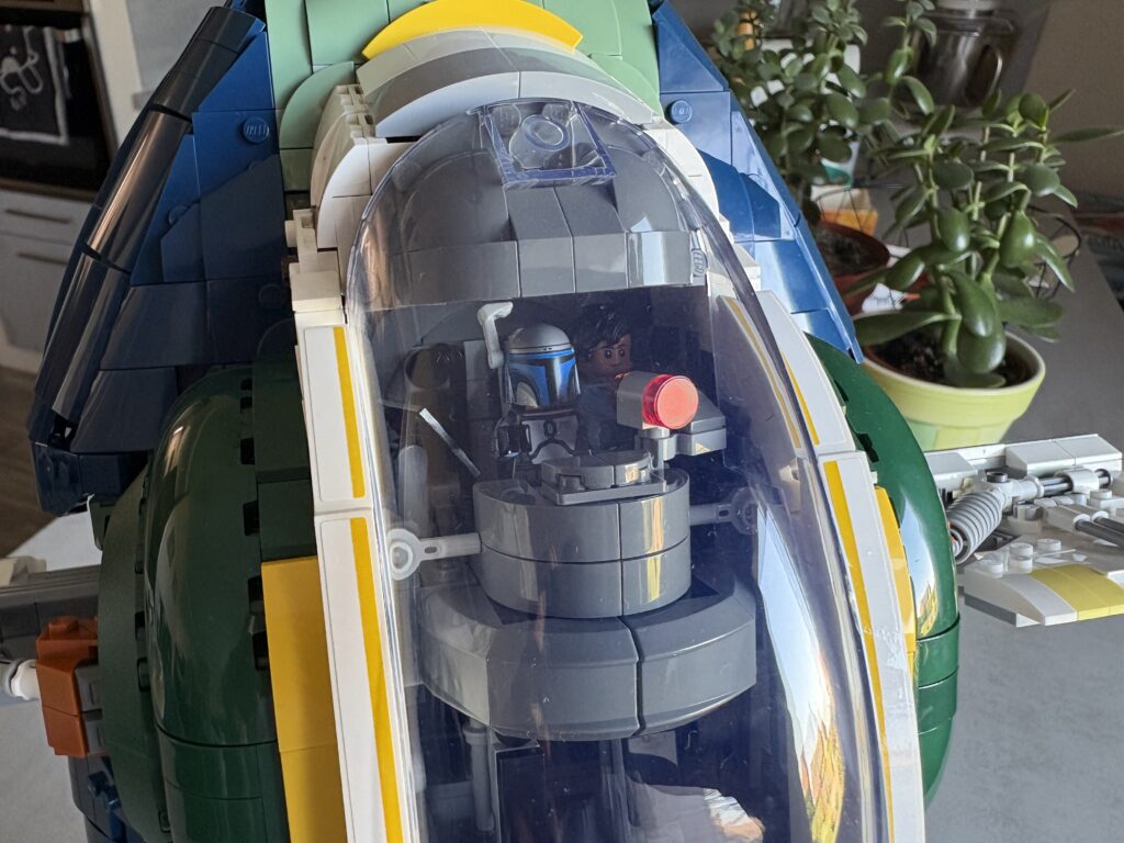 Vaisseau Boba Fett en Lego // Source : Maxime Claudel pour Numerama