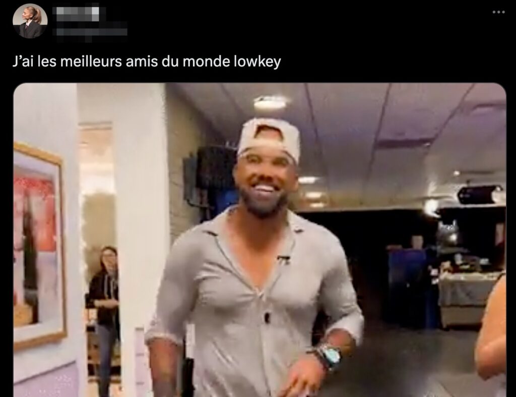 Un exemple de l'utilisation de « lowkey » sur X // Source : Capture Numerama