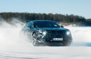 Le prototype de la première Mercedes AMG électrique testé en Suède // Source : Mercedes