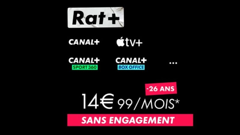 Canal+ lance une nouvelle offre Rat+ avec Apple TV+ et plusieurs chaînes cinéma
