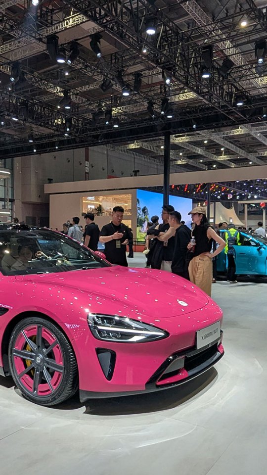 Stand Xiaomi au salon de Shanghai 2025 // Source : Raphaelle Baut pour Numerama