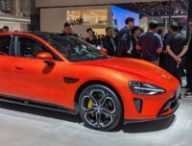 Xiaomi SU7 au salon de Shanghai 2025 // Source : Raphaelle Baut pour Numerama