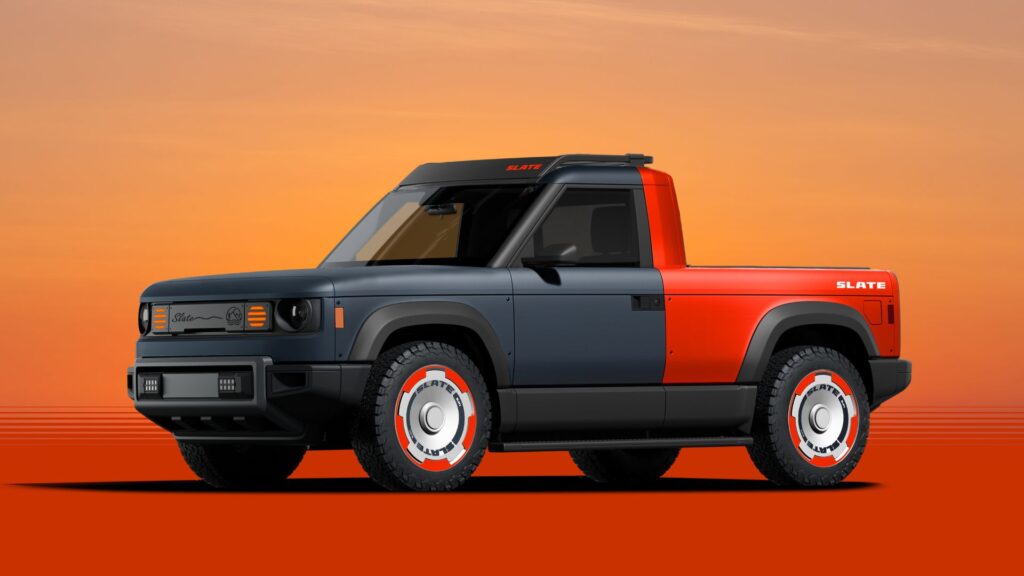 Le pick-up électrique Slate (2026) // Source : Slate Auto