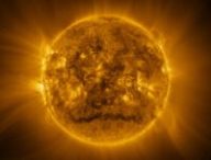 Le Soleil vu par Solar Orbiter. // Source : ESA & NASA/Solar Orbiter/EUI Team, E. Kraaikamp (ROB)