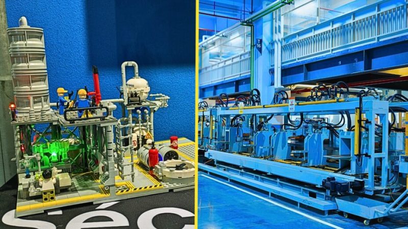 Une cyberattaque sur une maquette en LEGO permet d’illustrer l’arrêt d’une usine