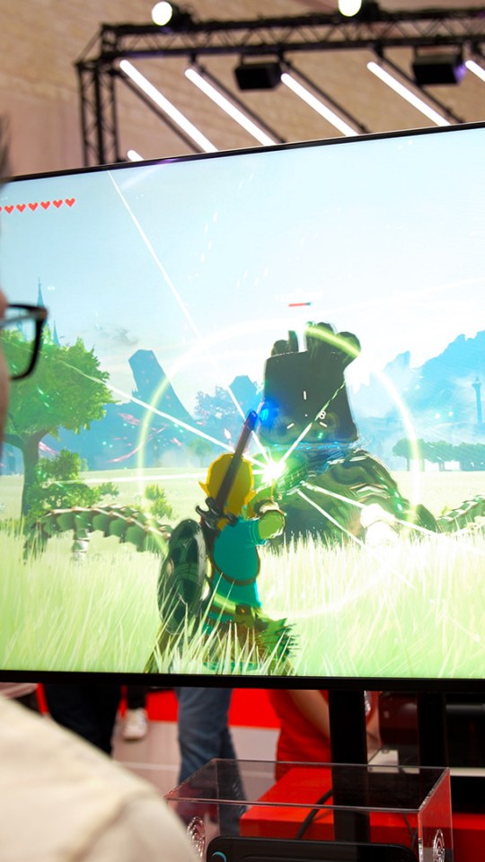 The Legend of Zelda: Breath of the Wild sur Switch 2 // Source : Nino Barbey pour Numerama