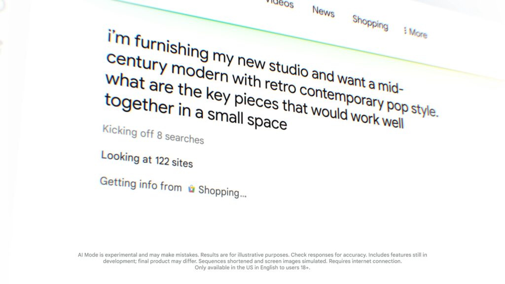 L'AI Mode peut s'appuyer sur des dizaines de sites pour répondre : ça coûterait cher à Google en droits voisins // Source : Google L'AI Mode peut s'appuyer sur des dizaines de sites pour répondre : ça coûterait cher à Google en droits voisins // Source : Google