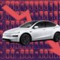Les ventes Tesla baissent encore  // Source : Montage Raphaelle Baut