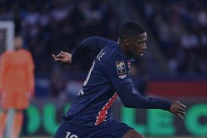 Ousmane Dembélé avec le PSG // Source : PSG
