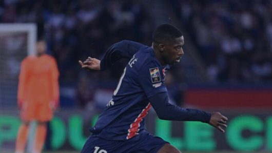 Ousmane Dembélé avec le PSG // Source : PSG