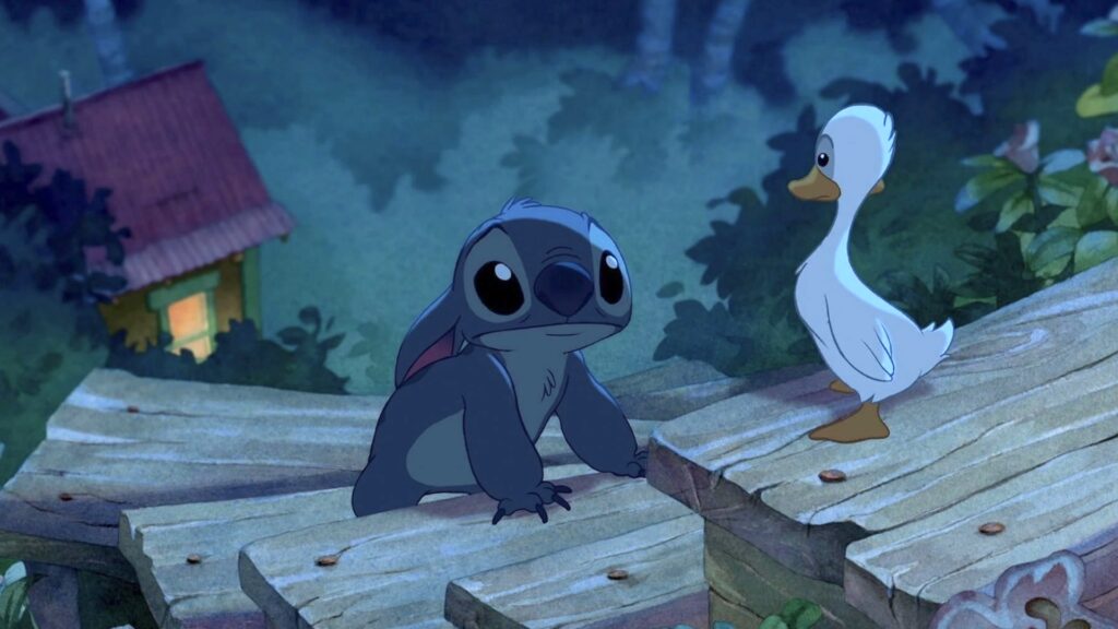 L'histoire du vilain petit canard est si importante pour Stitch // Source : Disney L'histoire du vilain petit canard est si importante pour Stitch // Source : Disney