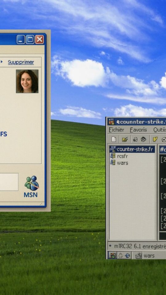 On a recréé les années 2000 sur ChatGPT // Source : Montage Numerama