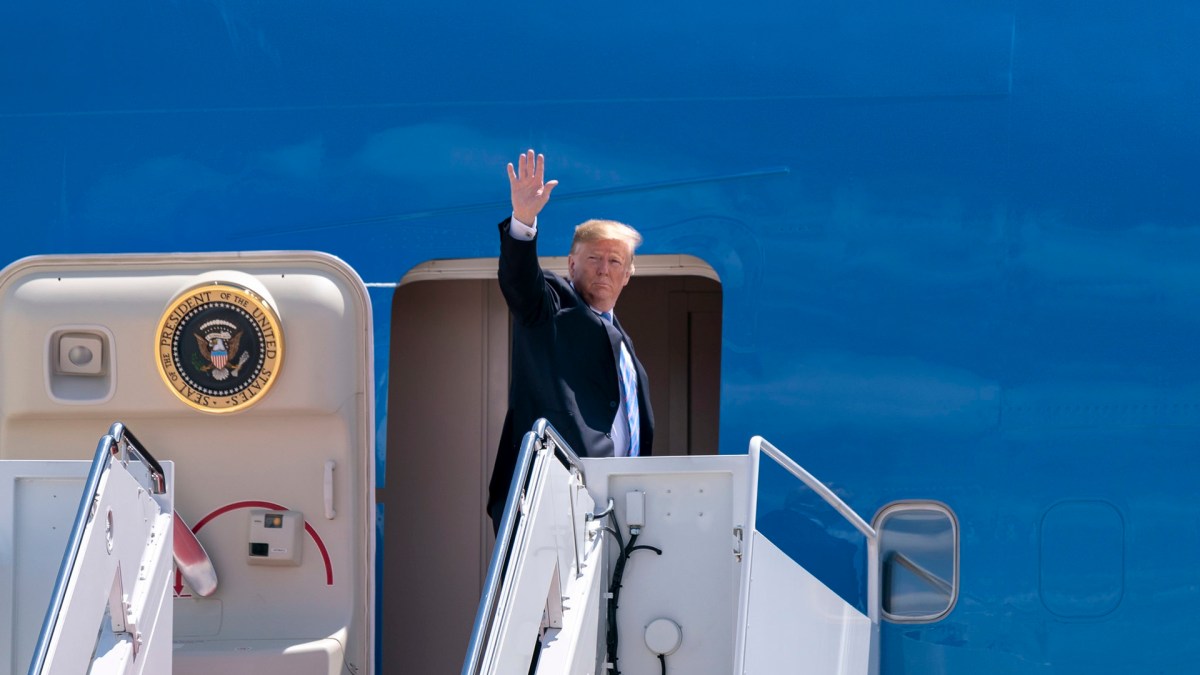 donald trump air force one