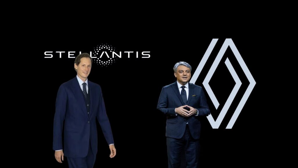 John Elkann (Stellantis) - Luca de Meo (Renault) // Source : Montage Raphaelle Baut John Elkann (Stellantis) - Luca de Meo (Renault) // Source : Montage Raphaelle Baut