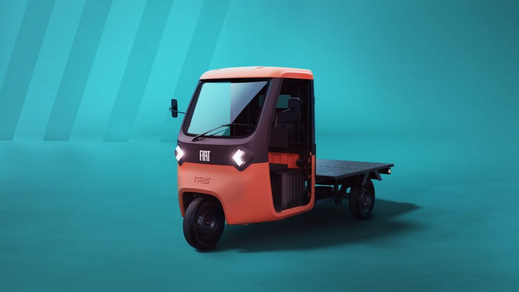 Le triporteur électrique Fiat Tris // Source : Fiat