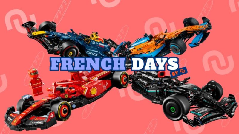 À défaut de conduire une F1 en Lego, vous pouvez en exposer une chez vous grâce à ces promos