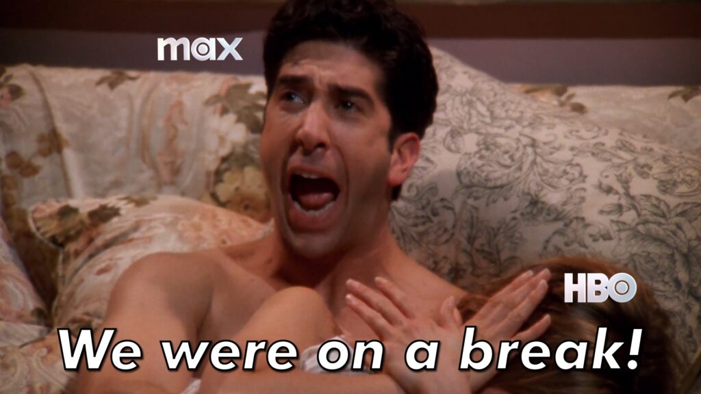 Le fameux break entre Max et HBO // Source : HBO Max Le fameux break entre Max et HBO // Source : HBO Max