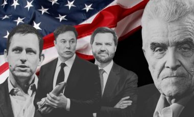 René Girard et ses disciples // Source : Montage Numerama