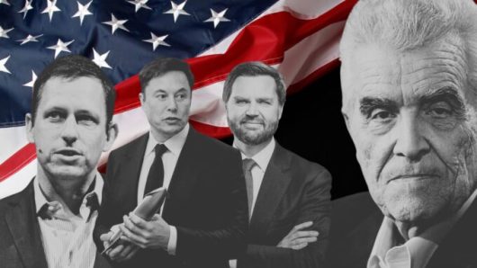 René Girard et ses disciples // Source : Montage Numerama