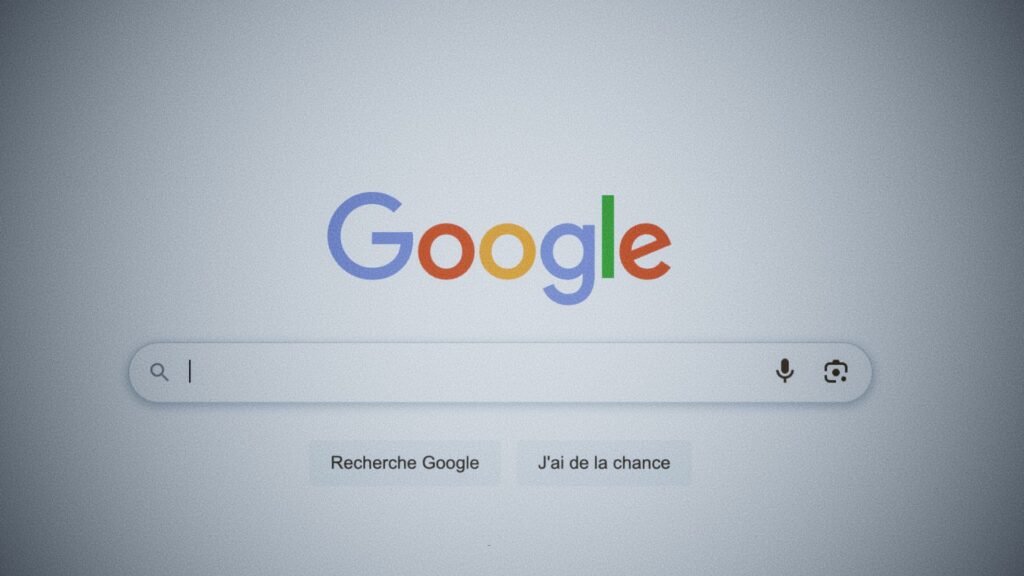 Google.com // Source : Numerama