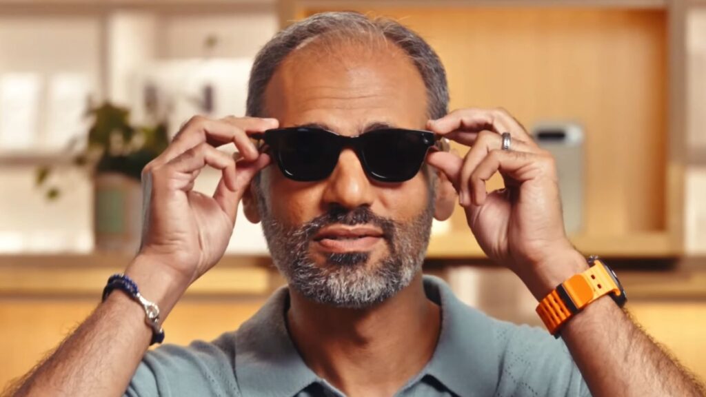 Les nouvelles lunettes de Google. // Source : Google Les nouvelles lunettes de Google. // Source : Google