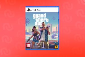 Visuel non officiel de la jaquette de GTA 6 // Source : Montage Numerama