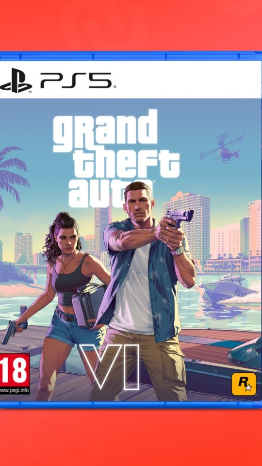 Visuel non officiel de la jaquette de GTA 6 // Source : Montage Numerama