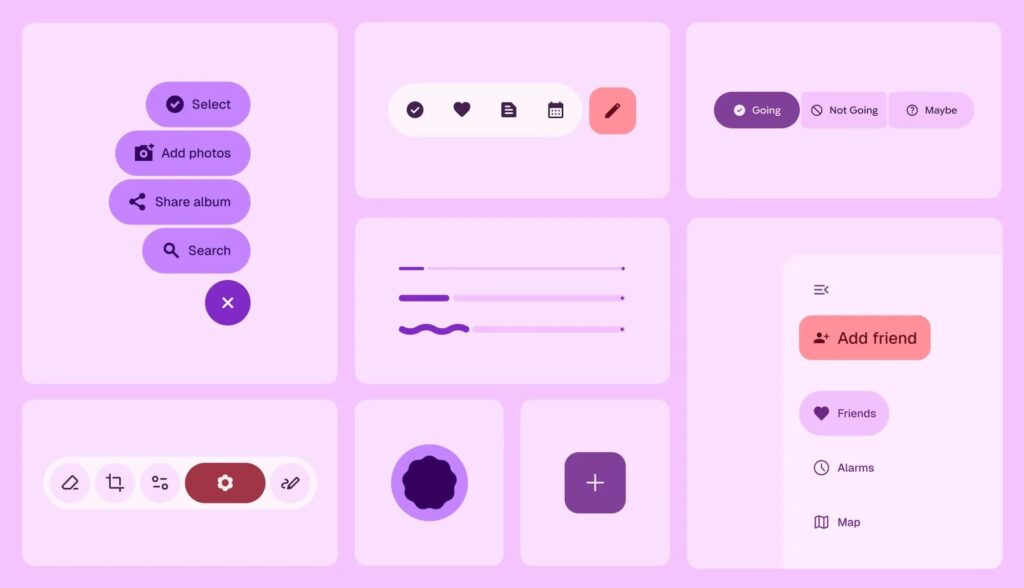 Avec Material 3 Expressive, Google mise sur de la couleur et des animations. Le but : susciter des émotions.