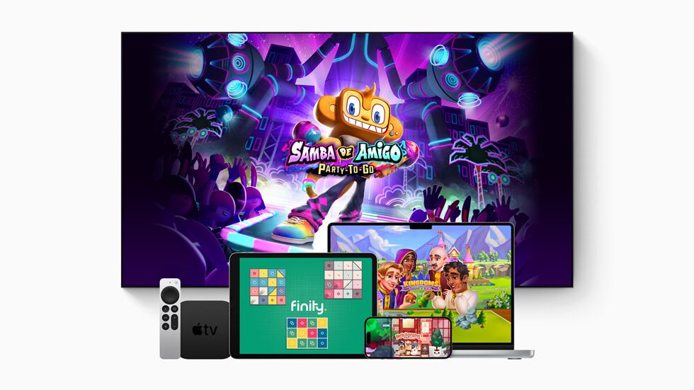 Apple Arcade permet de jouer à plein de jeux sur tous ses appareils. Apple Arcade permet de jouer à plein de jeux sur tous ses appareils.