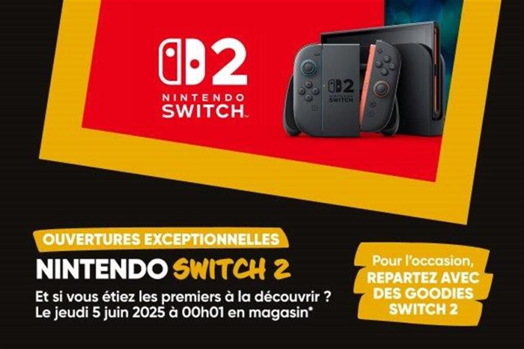 La Switch 2 à minuit chez Fnac.