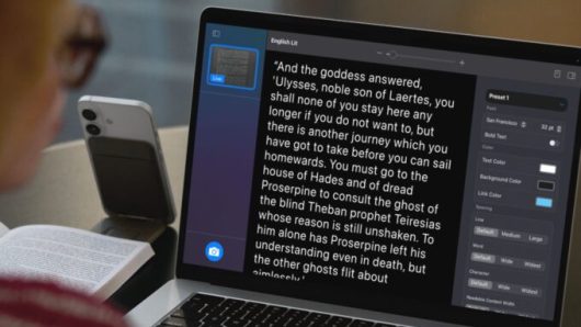 La loupe de macOS avec l'iPhone. // Source : Apple