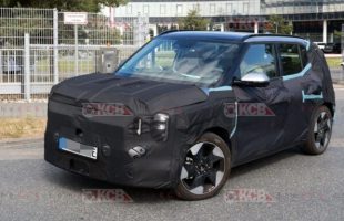Le prototype de Kia EV2 surpris en essai // Source : The Korean Car Blog