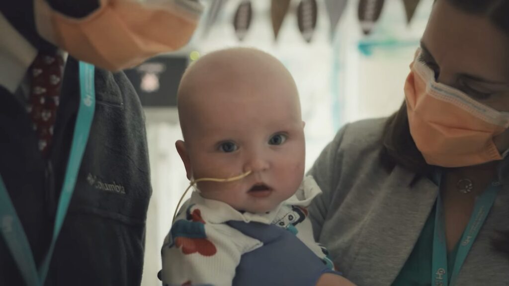 KJ n'était pas encore âgé d'1 an quand il a reçu ce traitement. // Source : Hôpital pour enfants de Philadelphie KJ n'était pas encore âgé d'1 an quand il a reçu ce traitement. // Source : Hôpital pour enfants de Philadelphie