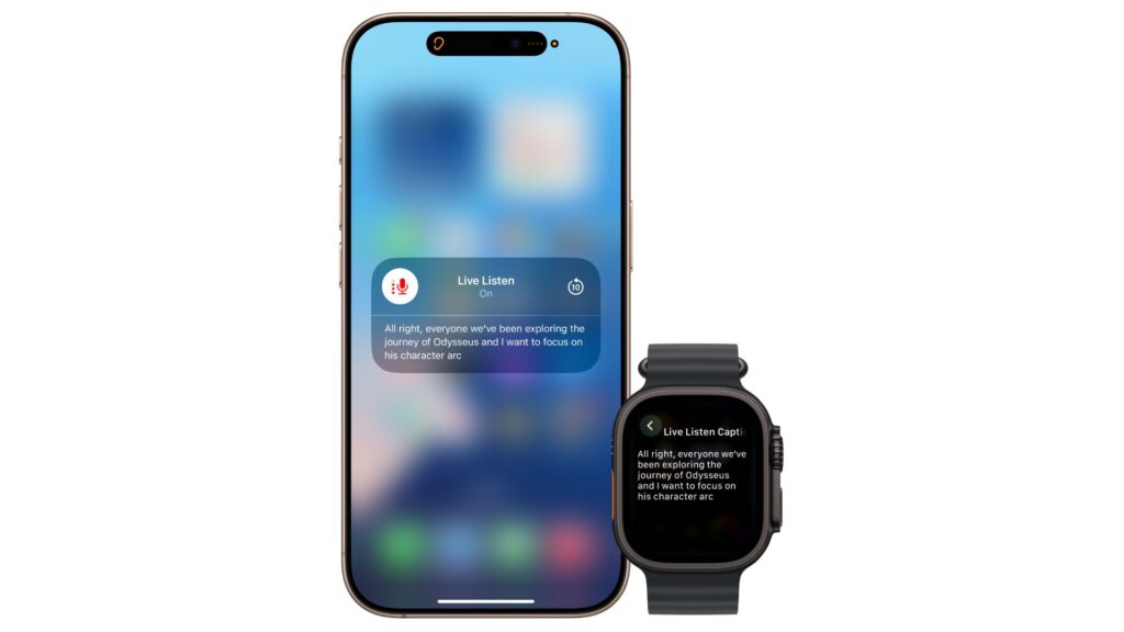 Live Listen dans la prochaine version d'iOS 19.