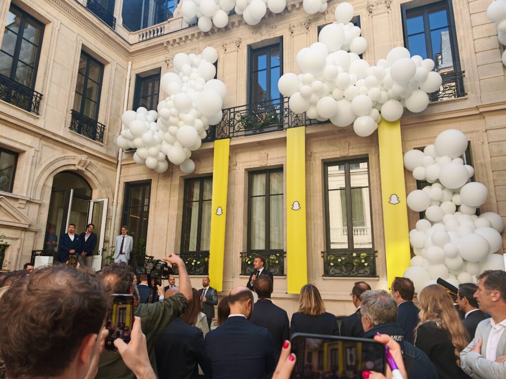 Les nouveaux bureaux français de Snapchat à Paris // Source : Numerama Les nouveaux bureaux français de Snapchat à Paris // Source : Numerama