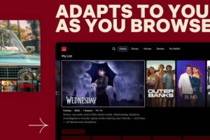 Nouvelle interface Netflix. // Source : Netflix