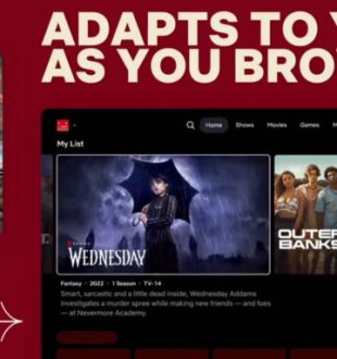 Nouvelle interface Netflix. // Source : Netflix