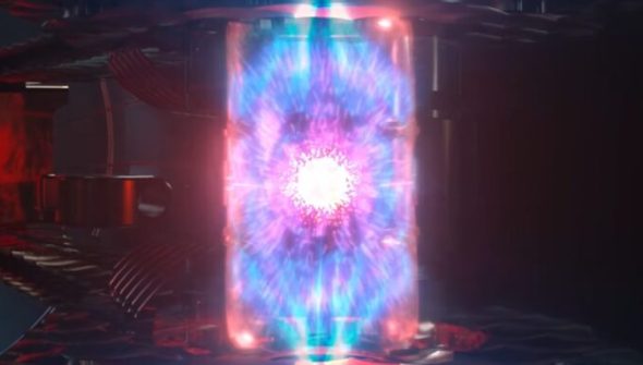 Le soleil artificiel, par confinement inertiel par lasers, du NIF. // Source : NIF