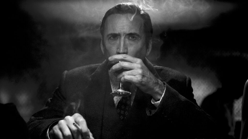 Nicolas Cage dans la version noir et blanc // Source : Prime Video