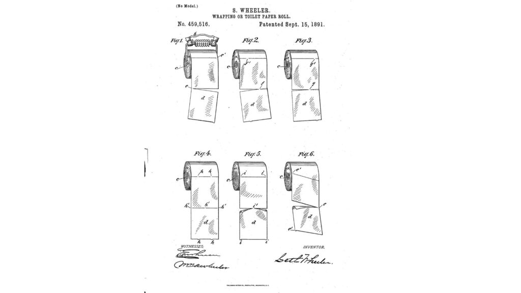 Croquis de Seth Wheeler. // Source : Capture d'écran United States Patent Office Croquis de Seth Wheeler. // Source : Capture d'écran United States Patent Office
