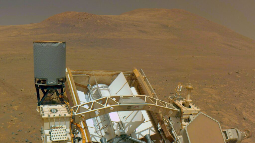 La nouvelle zone explorée par Perseverance sur Mars. // Source : NASA/JPL-Caltech (photo recadrée)