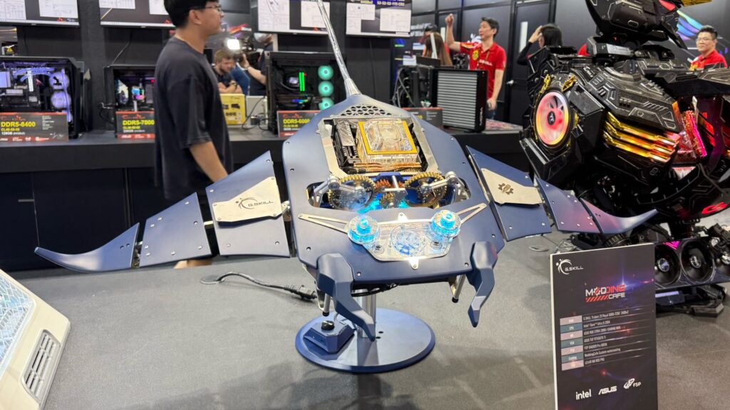 Un PC dans une raie au Computex. Un PC dans une raie au Computex.
